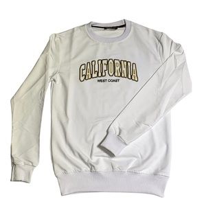 White California Crewneck Sweater New Season